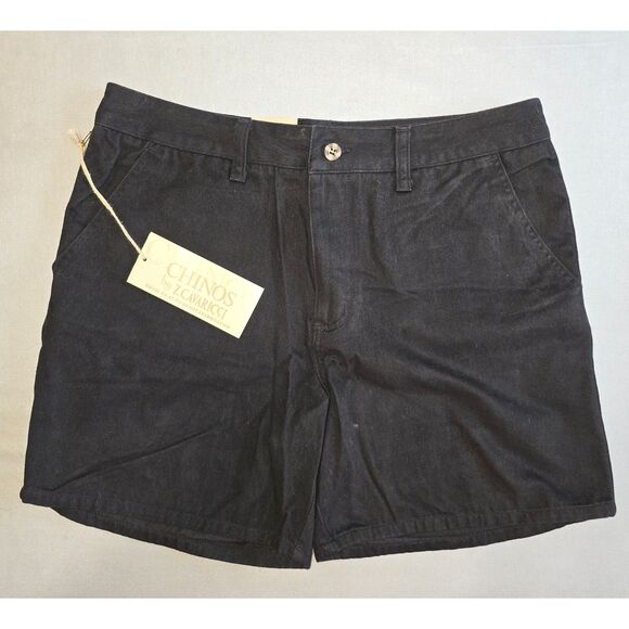 Z. Cavaricci Pants - Z. Cavaricci Chino Shorts - Black - Size 31 Waist
